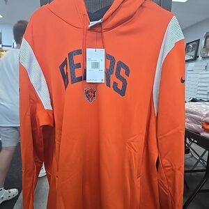 Nike Men's Orange Bears Hoodie